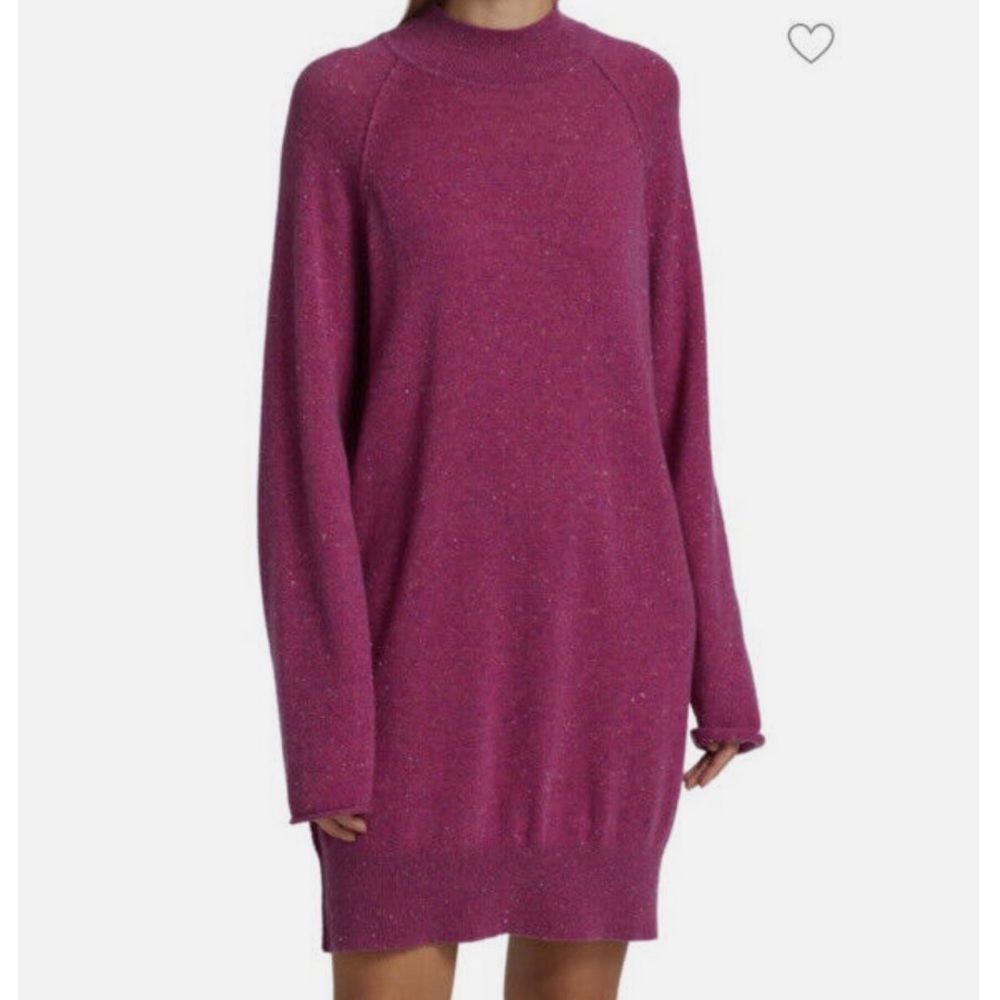 🔹 ATM Anthony Thomas Melillo Gonegal Mock Neck Cashmere Sweater Dress
